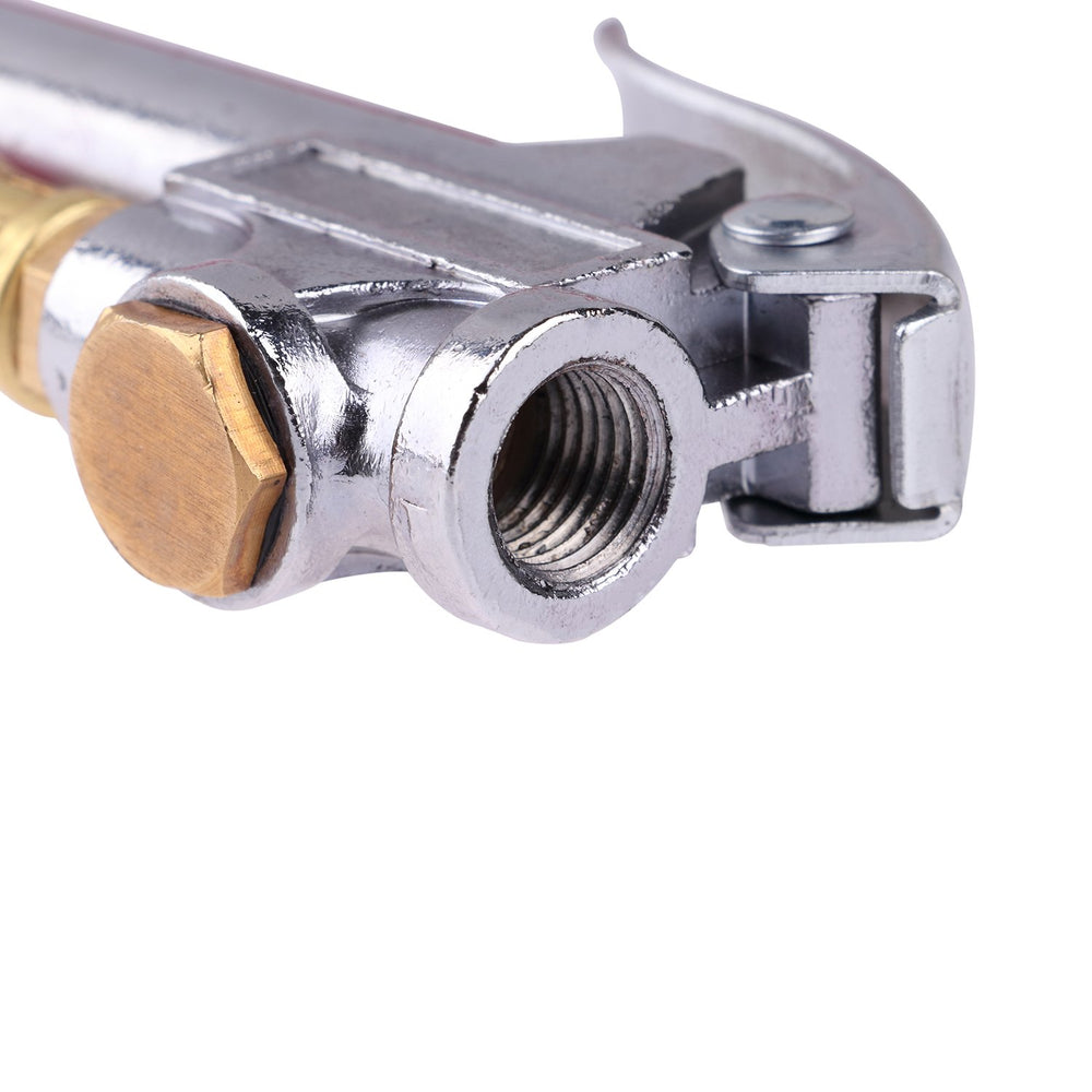 WYNNsky close-up of solid brass bar gauge highlighting precise 10–90 PSI calibration benefit