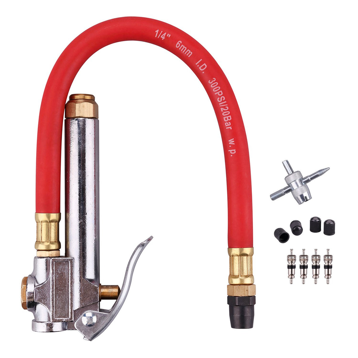WYNNsky front view inflator gauge showing robust body and easy-read dial for accurate checks
