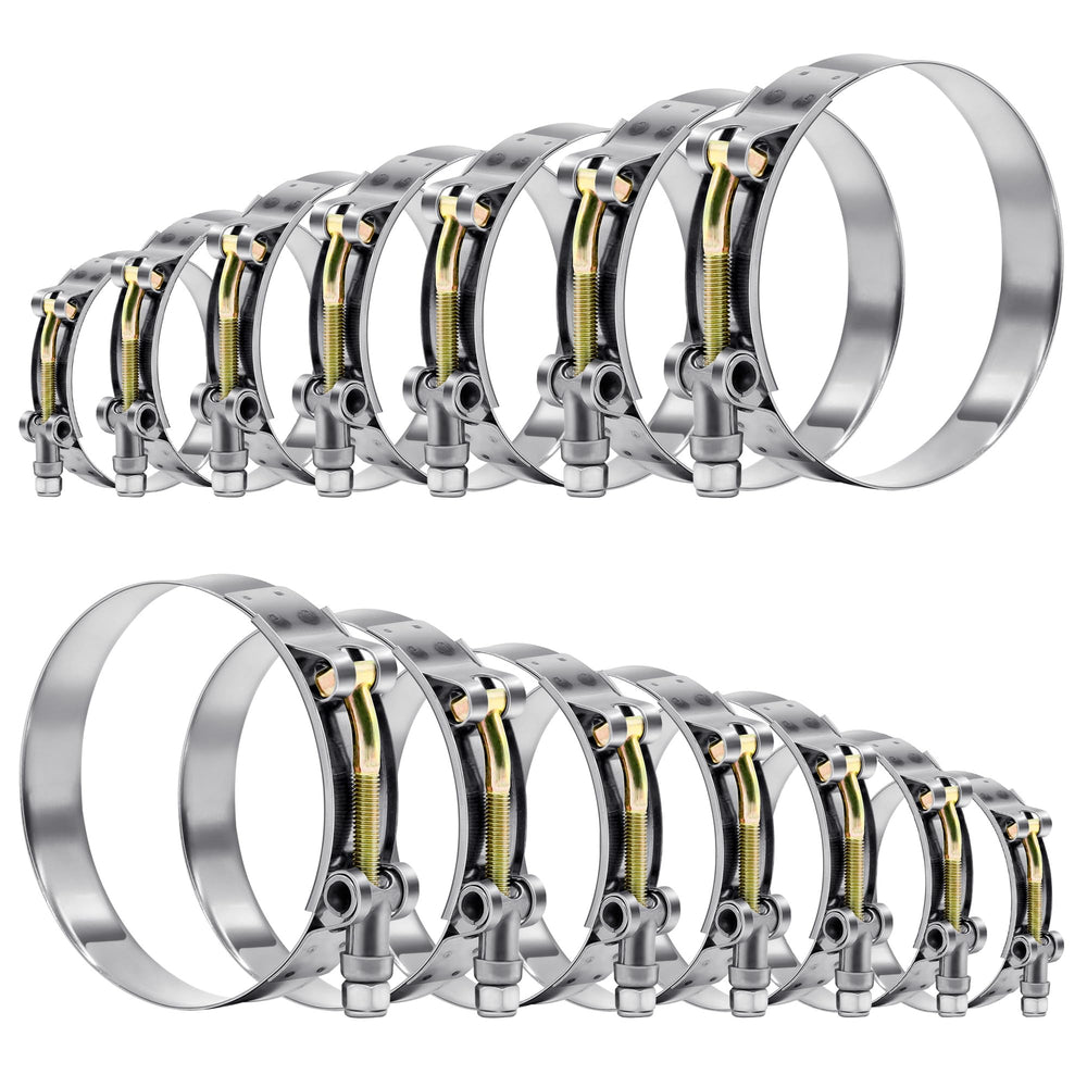 WYSIWYKA front packaging showing complete 14-piece clamp set and sizes for convenience