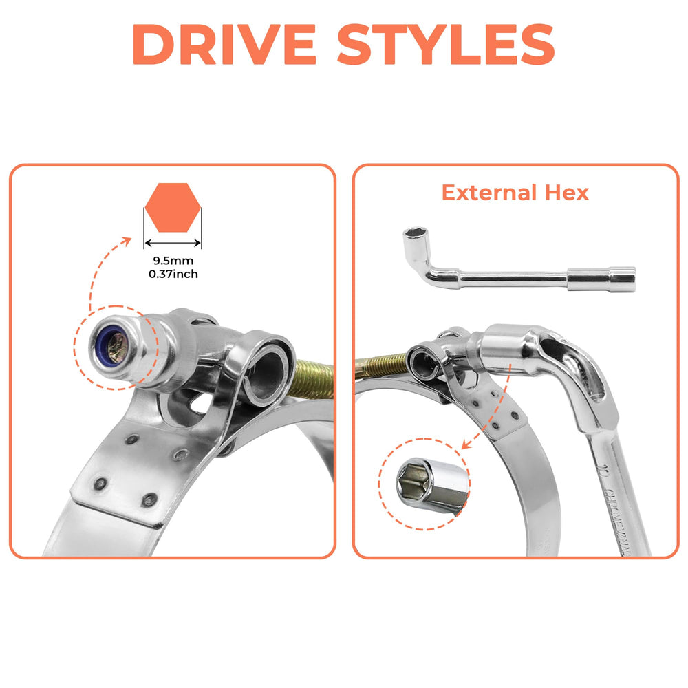 WYSIWYKA polished band surface texture minimizing chafing and extending hose life