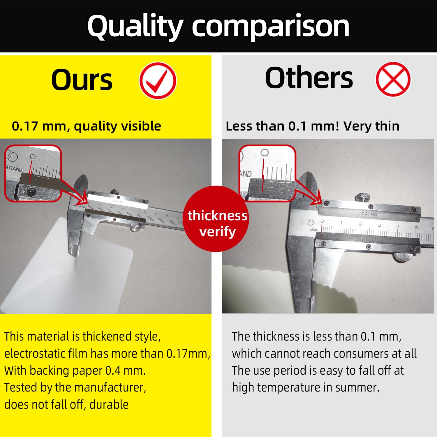WZCNDIDI applied on car windshield showing easy repositioning and clear view