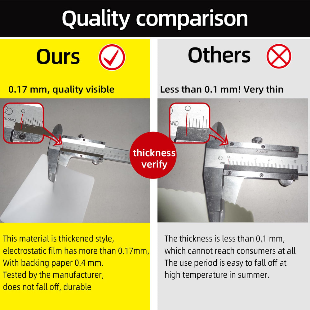 WZCNDIDI applied on car windshield showing easy repositioning and clear view