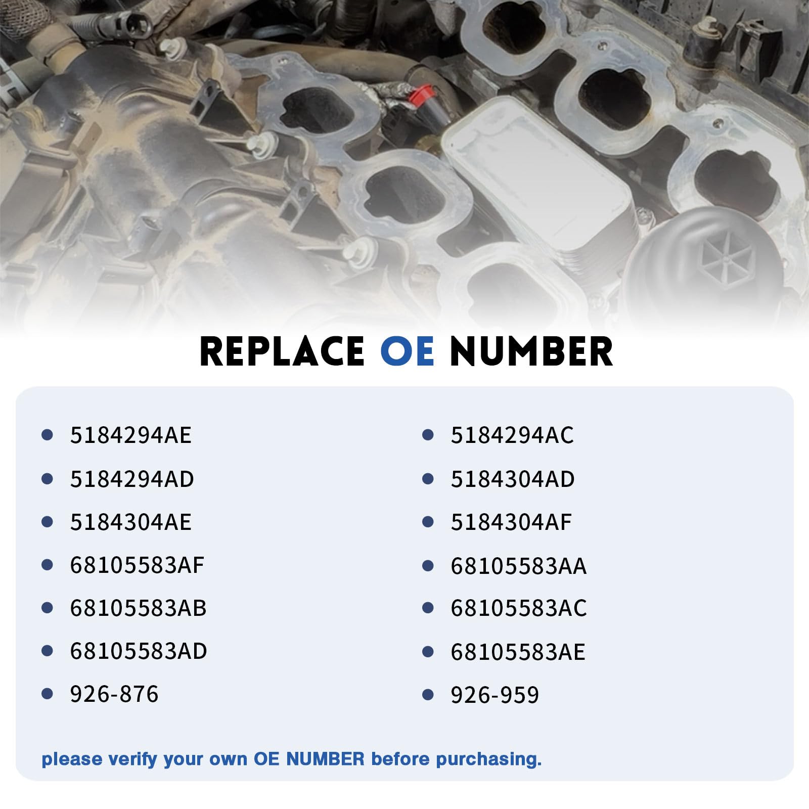 WZUMLAP installed in engine bay demonstrating direct-fit, leak-preventing replacement