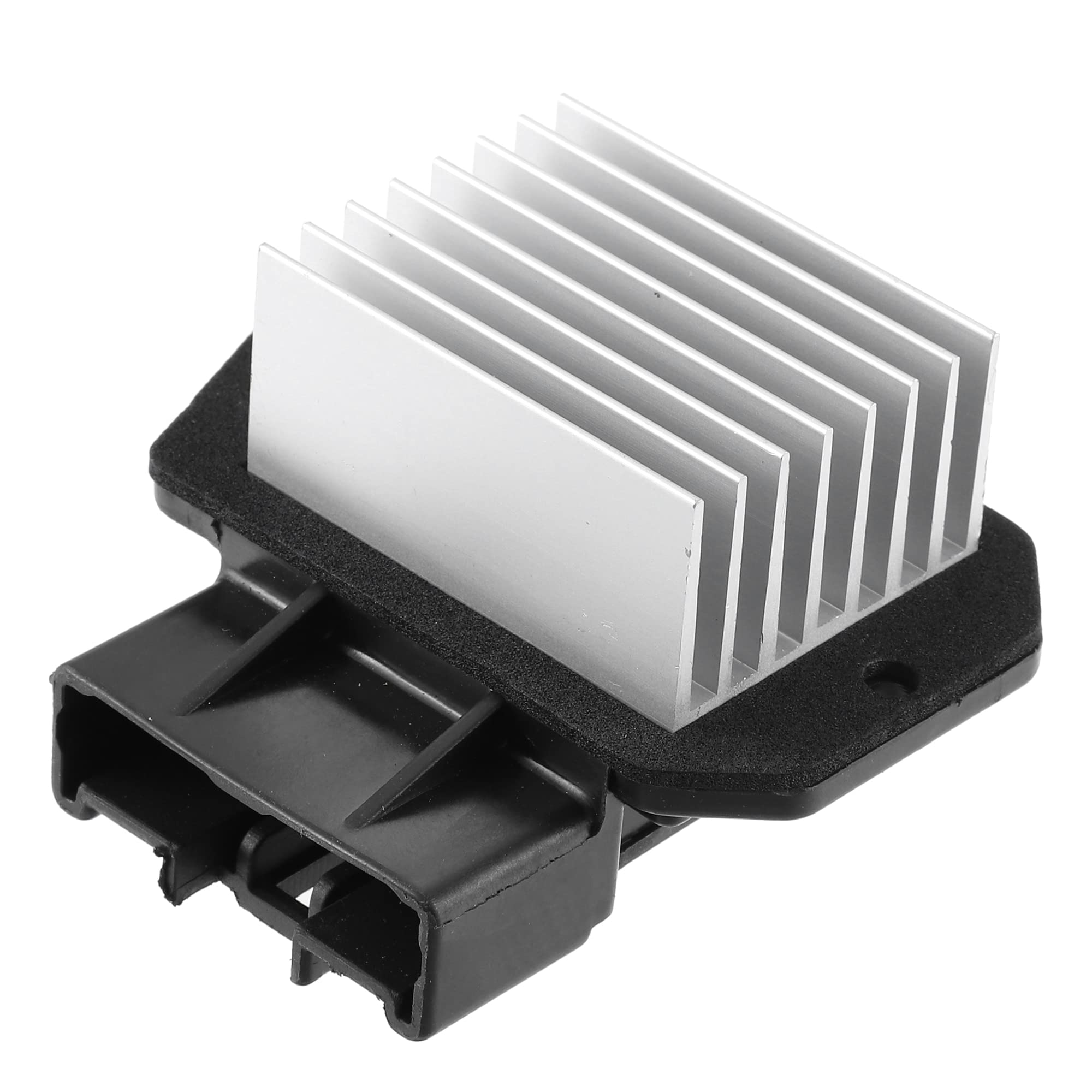 X AUTOHAUX front view of blower motor resistor showing mounting points and fitment benefit
