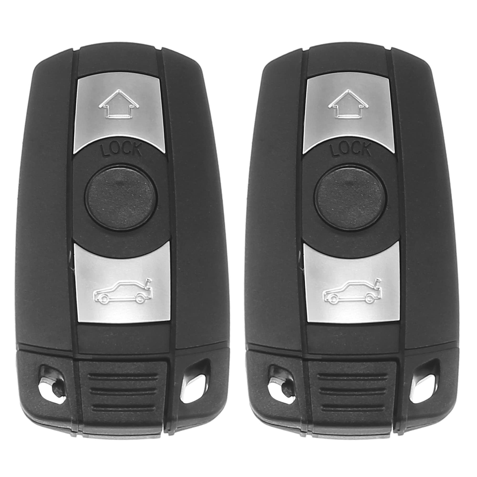 X AUTOHAUX front view remote showing buttons and clear branding benefit quick identification