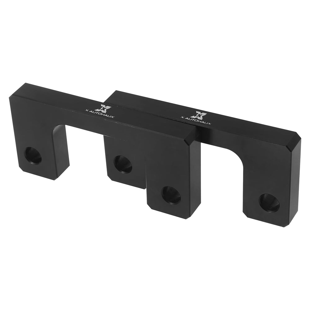 X AUTOHAUX spacer next to tape measure showing one-inch lift benefit for fitment decisions