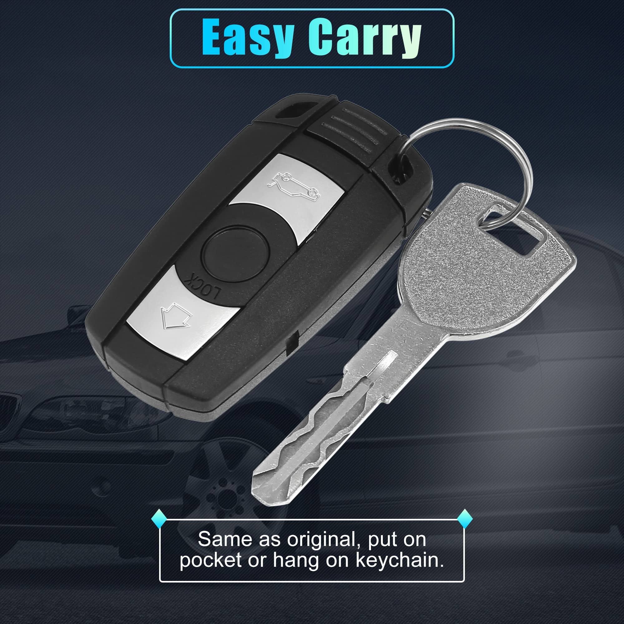 X AUTOHAUX packaging and two fobs display included pair and ready-to-program benefit