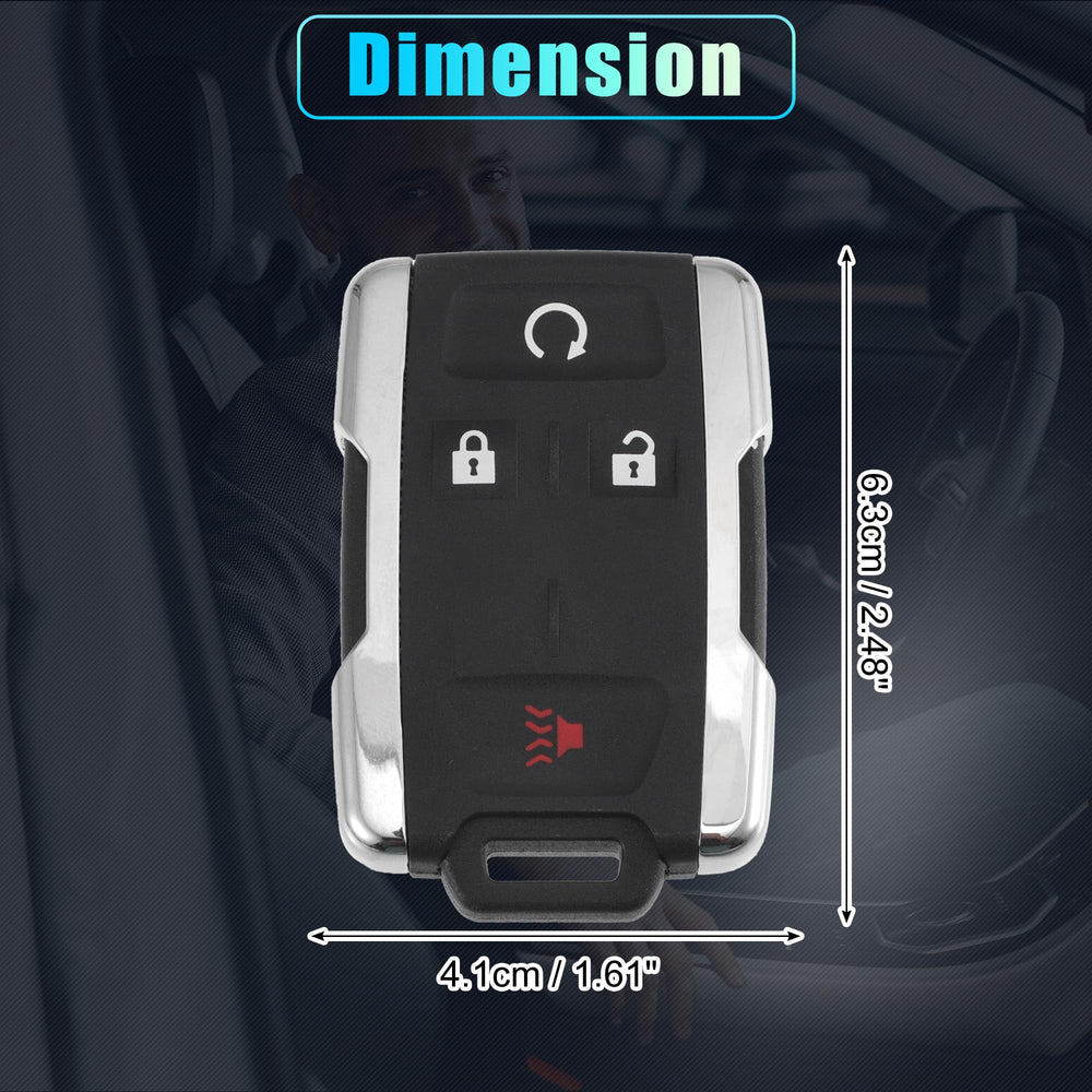 X AUTOHAUX remote placed in truck interior showing easy remote-start access