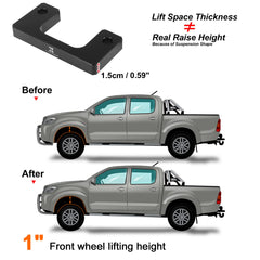 X AUTOHAUX installed on Silverado side profile showing improved stance and visual balance