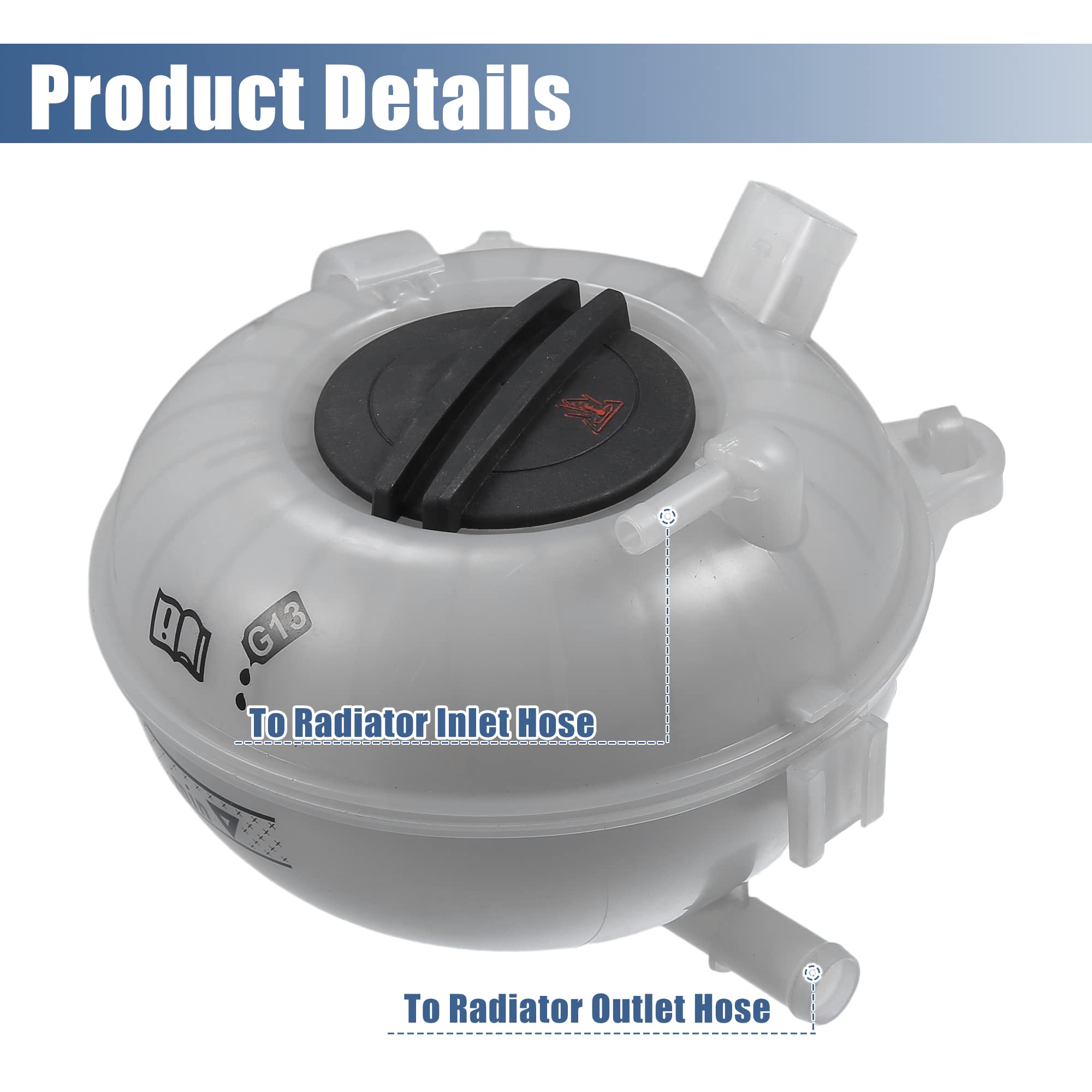 X AUTOHAUX tank next to ruler illustrating compact size and fit benefit