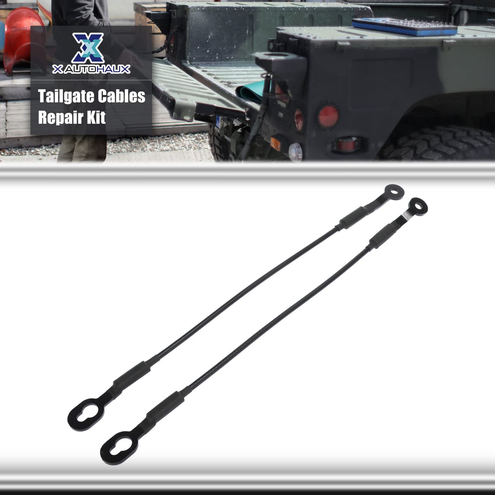 X AUTOHAUX close-up of metal buckle detail for secure tailgate attachment