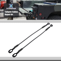 X AUTOHAUX close-up of metal buckle detail for secure tailgate attachment
