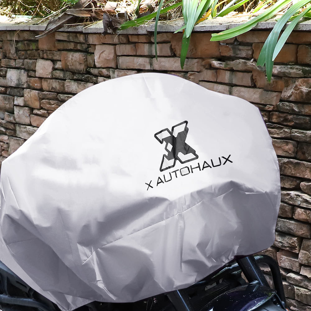 X AUTOHAUX cover with water droplets demonstrating rain resistance benefit