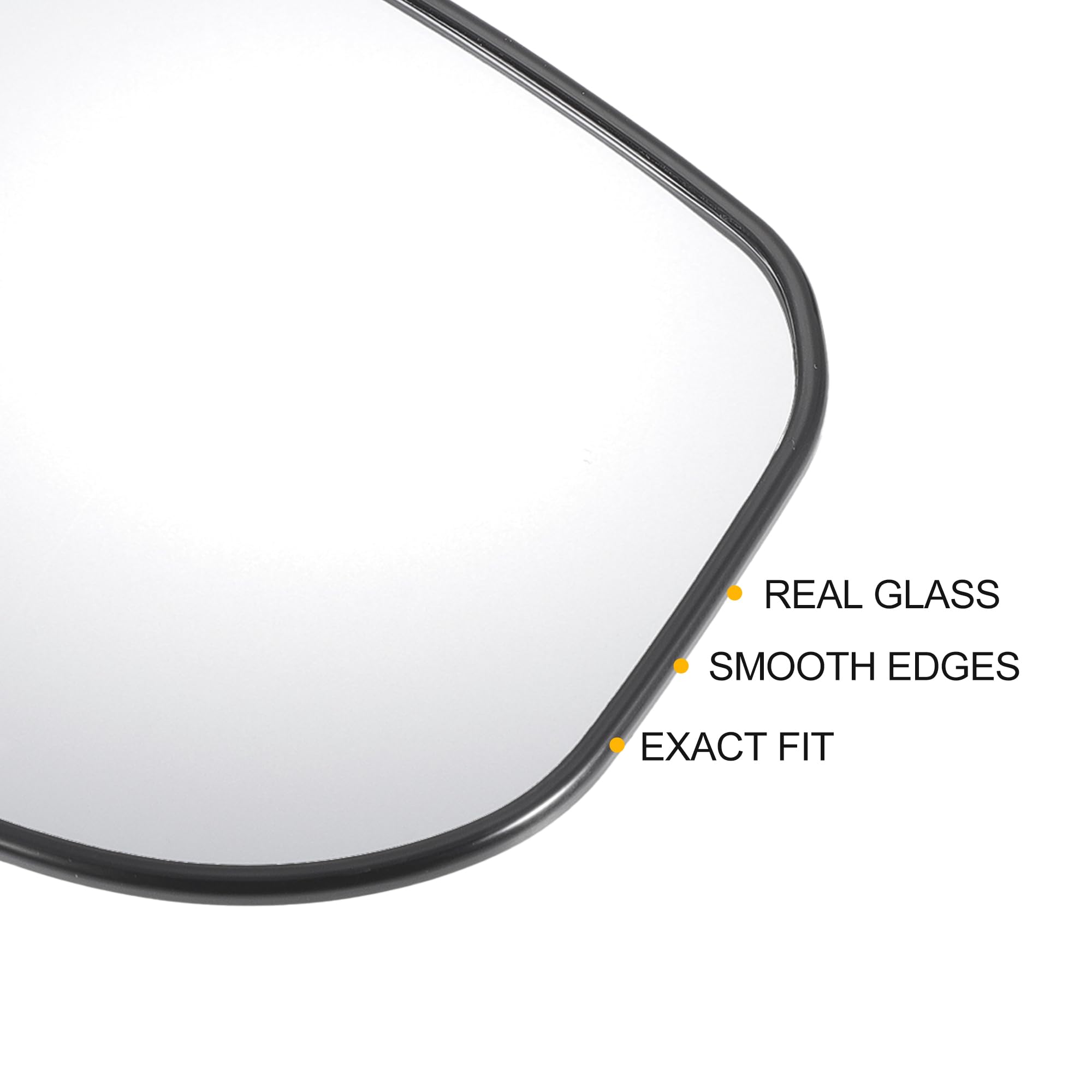 X AUTOHAUX mirror installed on Honda Fit passenger side for restored visibility