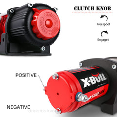 X-BULL mounting bracket dimensions view demonstrating easy-fit installation benefit