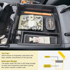 X-TKER view of lower compartment storing larger items securely and discreetly