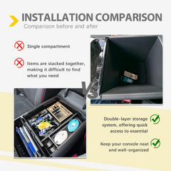 X-TKER USB cable pass-through keeping charging tidy and ready in-console