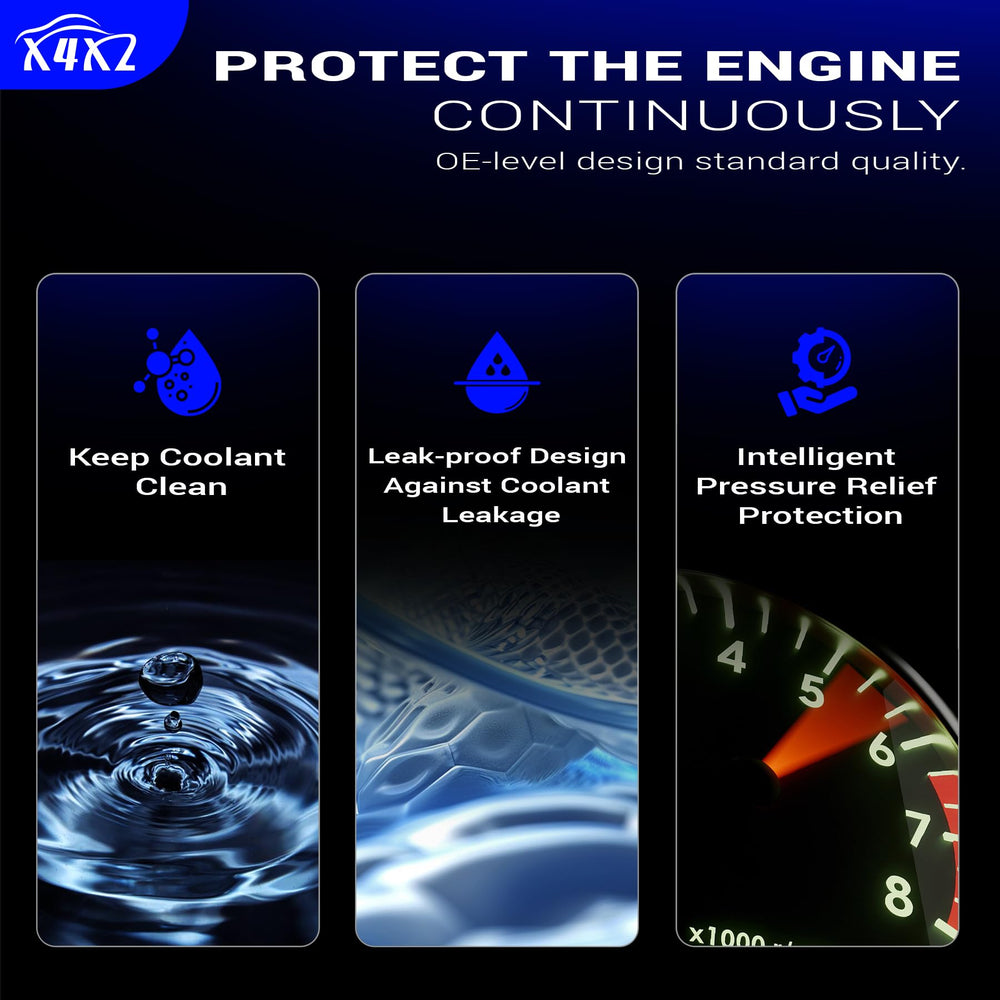 X4XZ close-up of included surge cap showing sealing detail and pressure relief