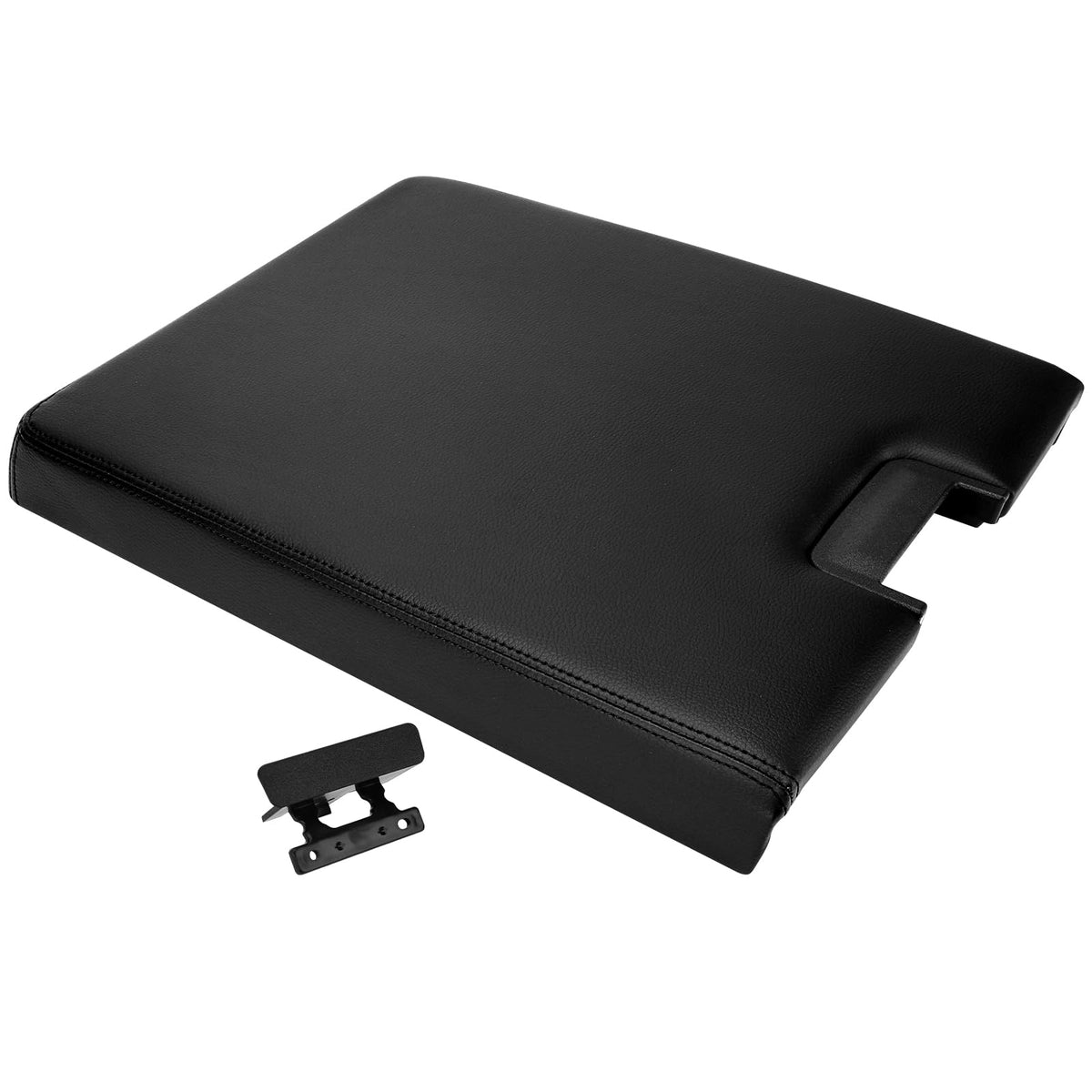 X4XZ front view of center console lid showing OEM-style fit and restored appearance