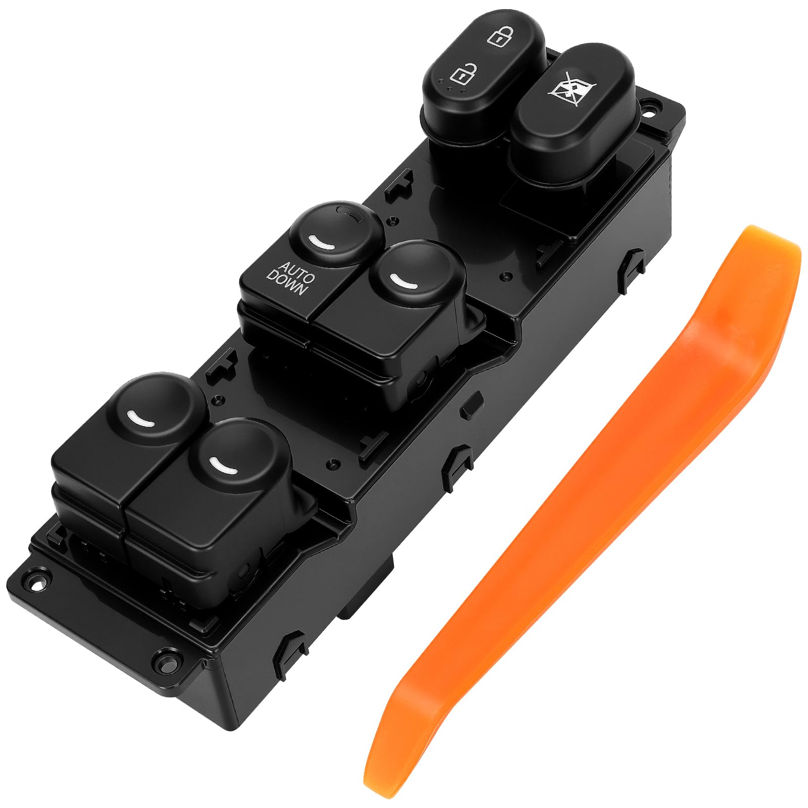 X4XZ driver window switch front panel showing OEM fit and controls