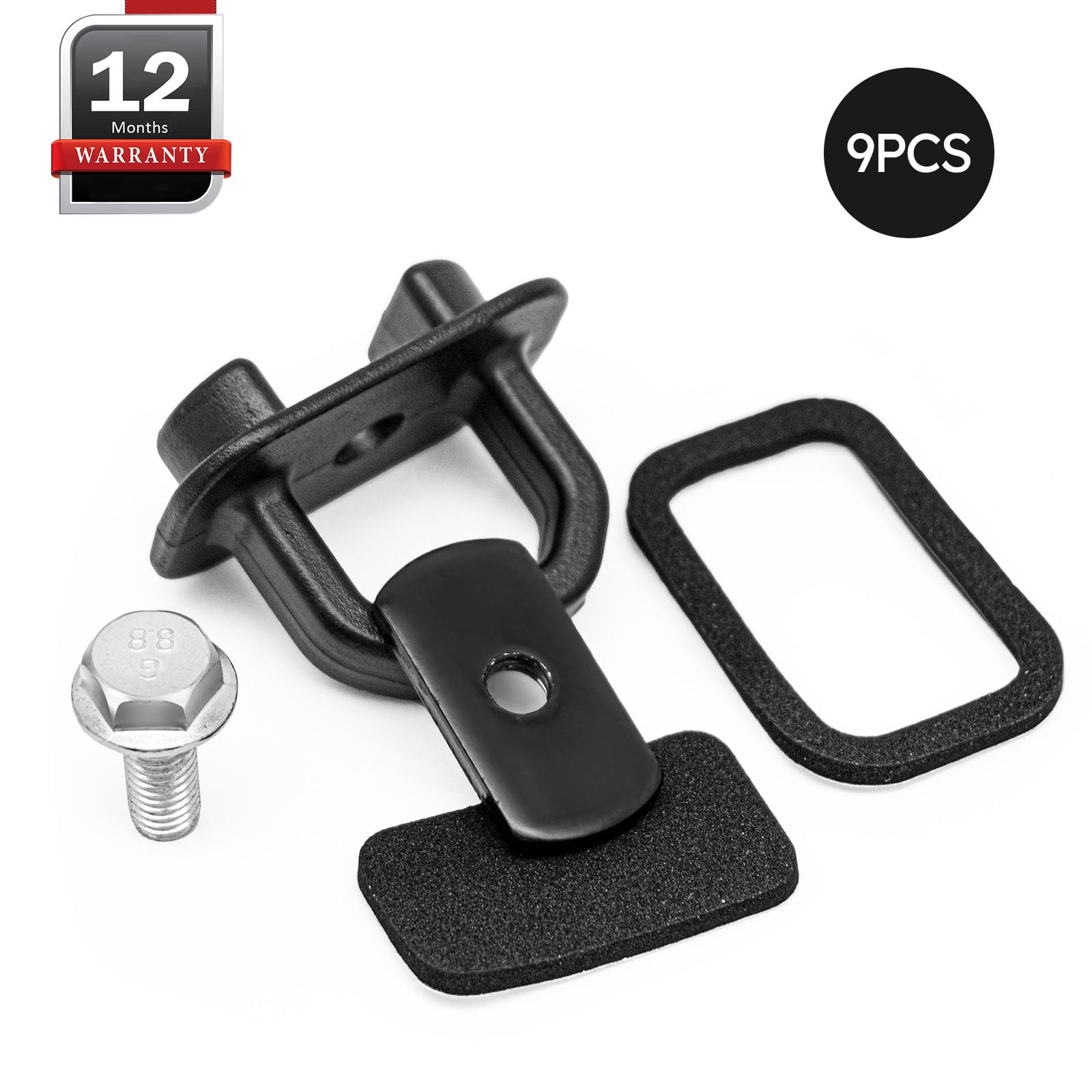 X4XZ nine-piece kit laid out to show included anchors and easy replacement benefit