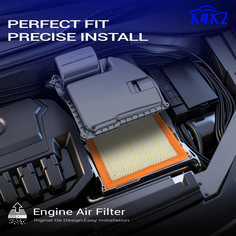 X4XZ filter holding captured dust to illustrate improved engine protection