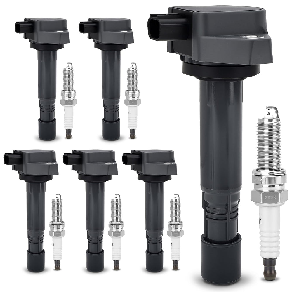 X4XZ front packaging showing UF624 coils and 97390 plugs for clear part identification and confidence