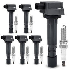 X4XZ front packaging showing UF624 coils and 97390 plugs for clear part identification and confidence