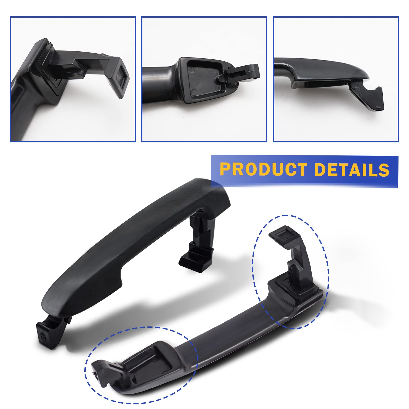 X4XZ installed handle on Sonata door showing precise fit