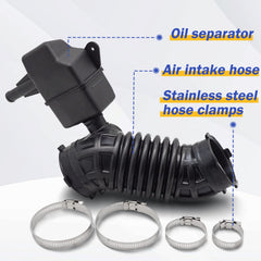 X4XZ intake hose with four clamps included, simplifies secure installation