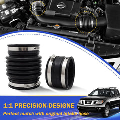 X4XZ intake hose with included clamps showing complete installation kit