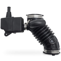 X4XZ front view of intake hose showing shape and fit, improves sealing