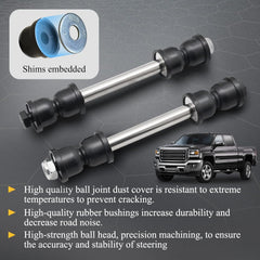 X4XZ end link installed on suspension arm restoring stability and reducing noise