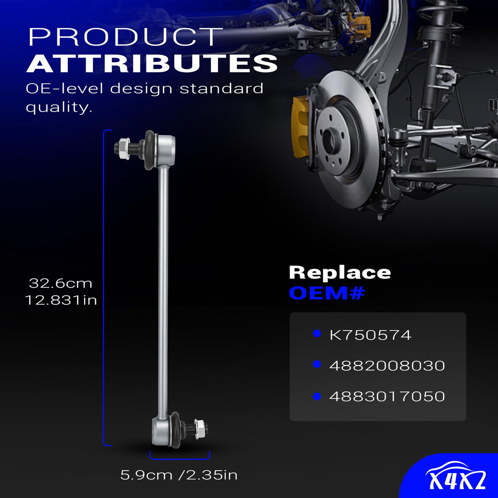 X4XZ mounted on suspension demonstrating direct-fit replacement benefit