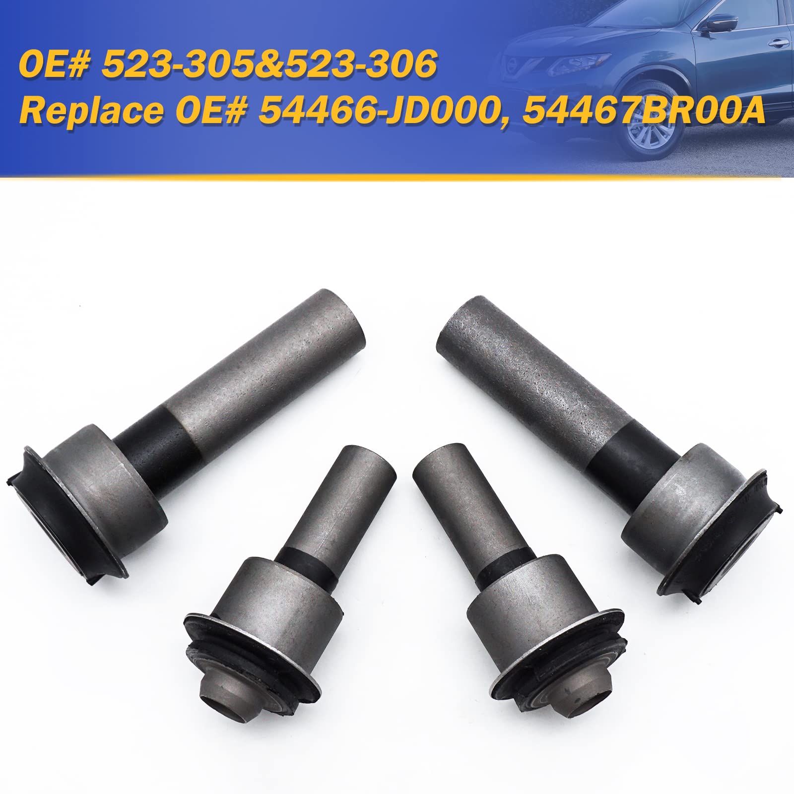 X4XZ mechanic fitting bushings in garage, simplifies repair and reduces noise