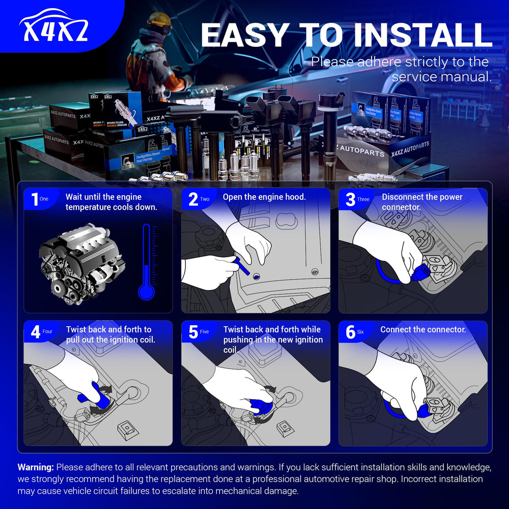 X4XZ kit in a garage setting during installation to illustrate DIY convenience