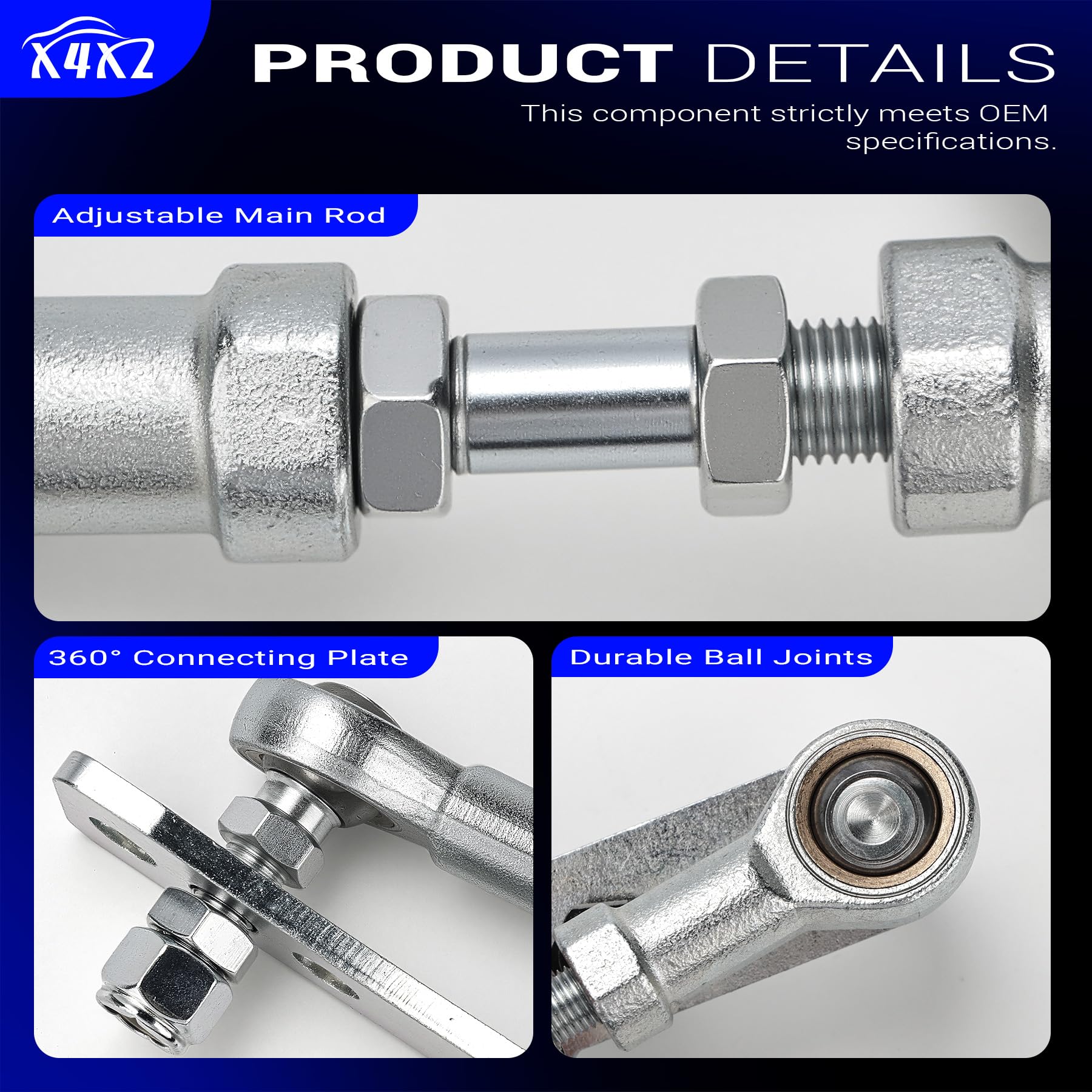 X4XZ packaged kit laid out showing included parts for simple installation