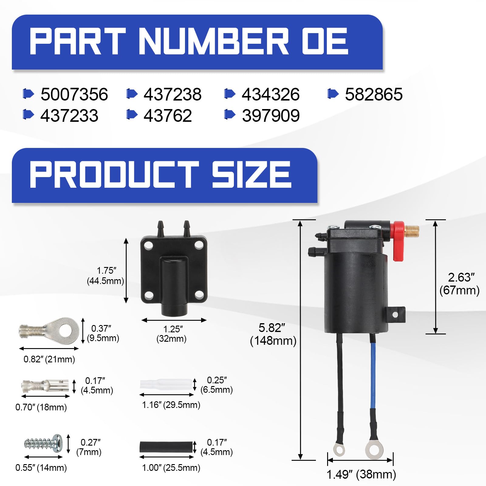 X4XZ product packaging and label showing part number for easy identification