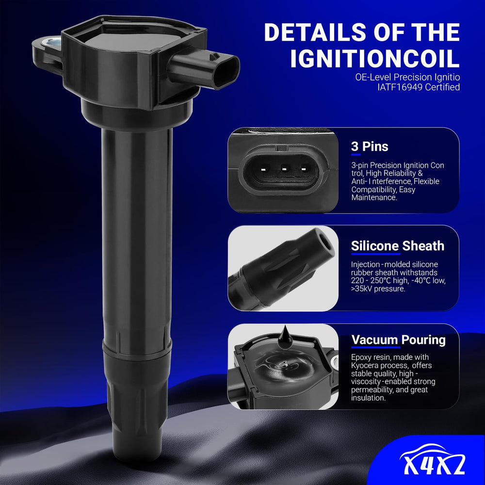 X4XZ spark plug next to a hand showing compact size and easy handling