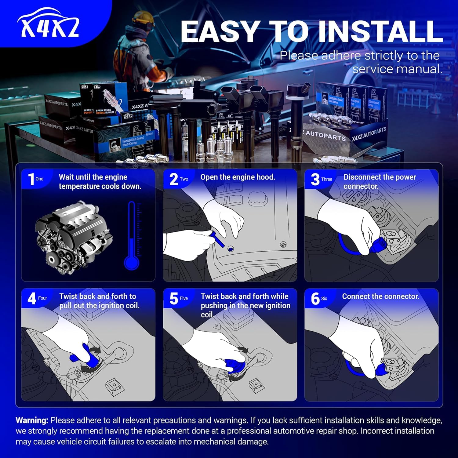 X4XZ kit size scale next to ruler showing compact parts and straightforward handling during install