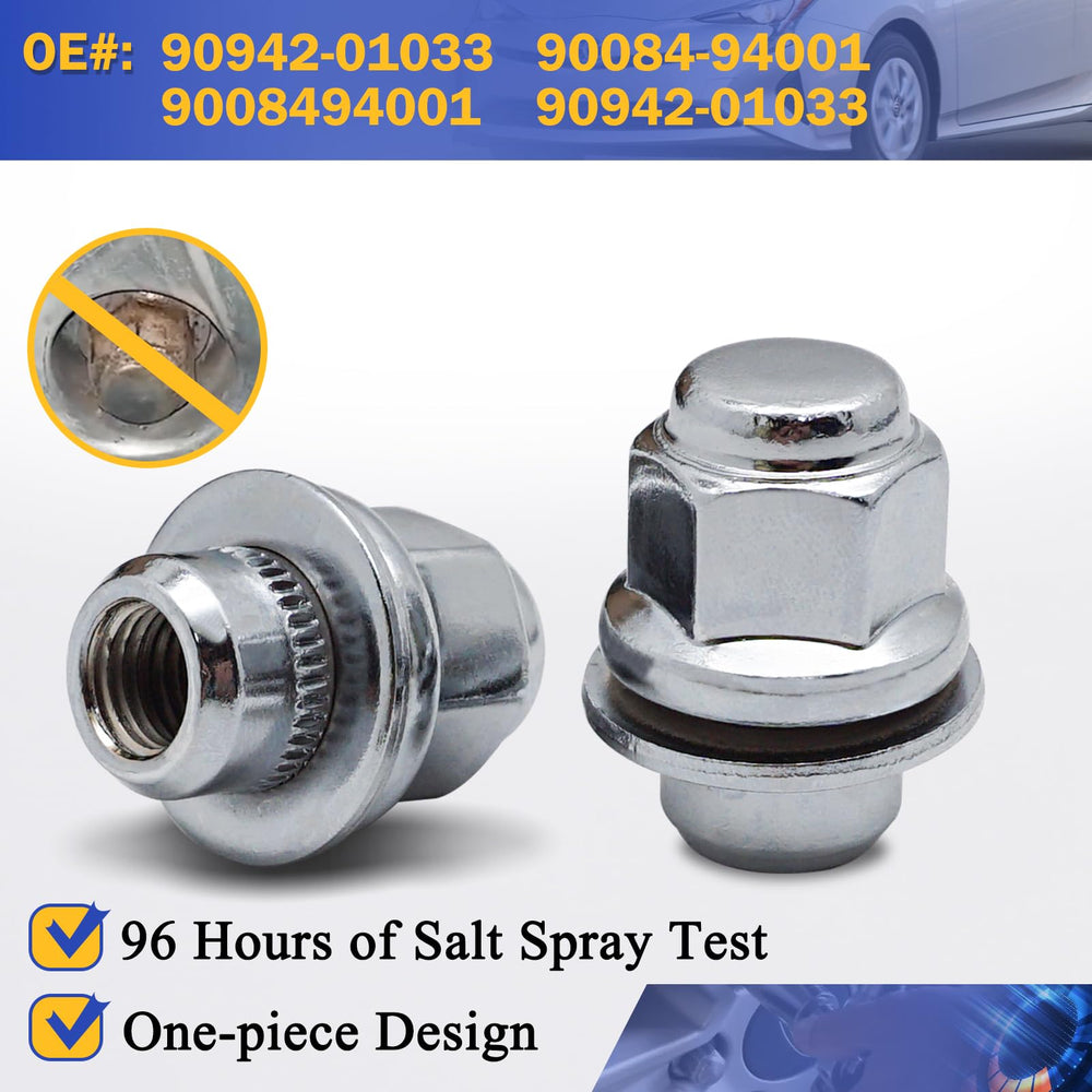 X4XZ lug nut beside ruler showing dimensions for accurate compatibility check
