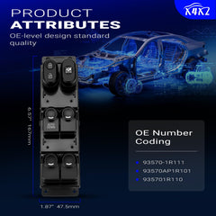 X4XZ switch installed in Hyundai Accent door demonstrating seamless replacement
