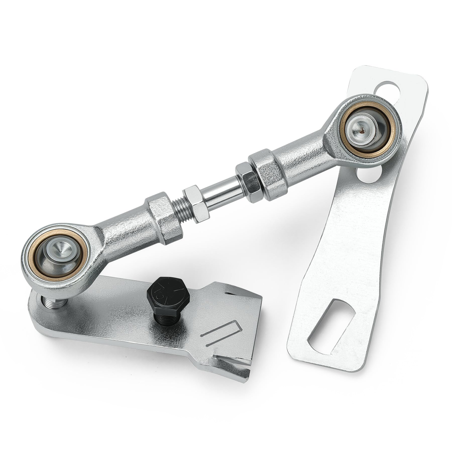 X4XZ front view of transfer case linkage kit showing solid fitment benefit