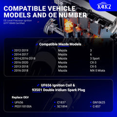 X4XZ ignition coil close-up highlighting quality materials and durability