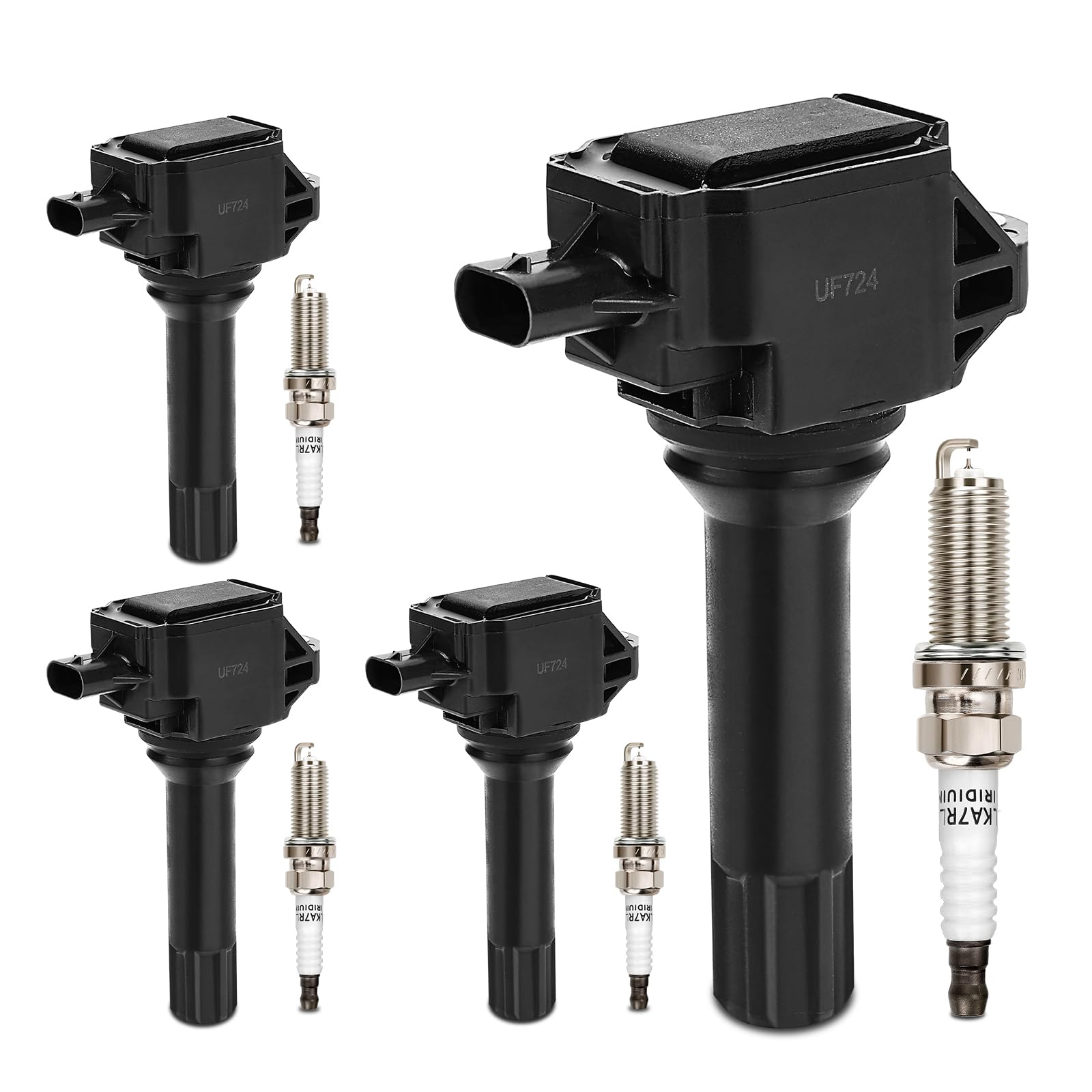 X4XZ front packaging showing the complete ignition coil and plug kit for quick identification