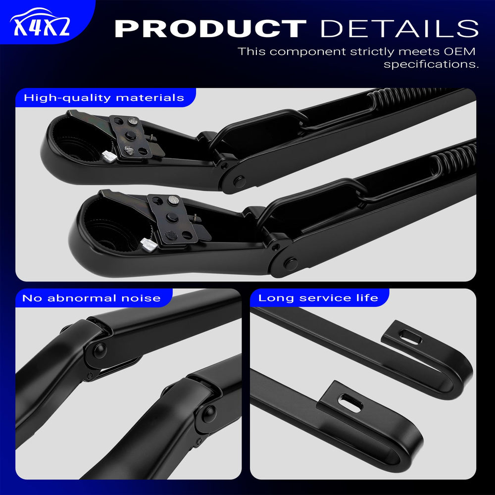 X4XZ wiper arm on vehicle in rain showing safer driving visibility benefit