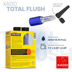 XADO bottle side with detailed ingredients and directions visible for clarity