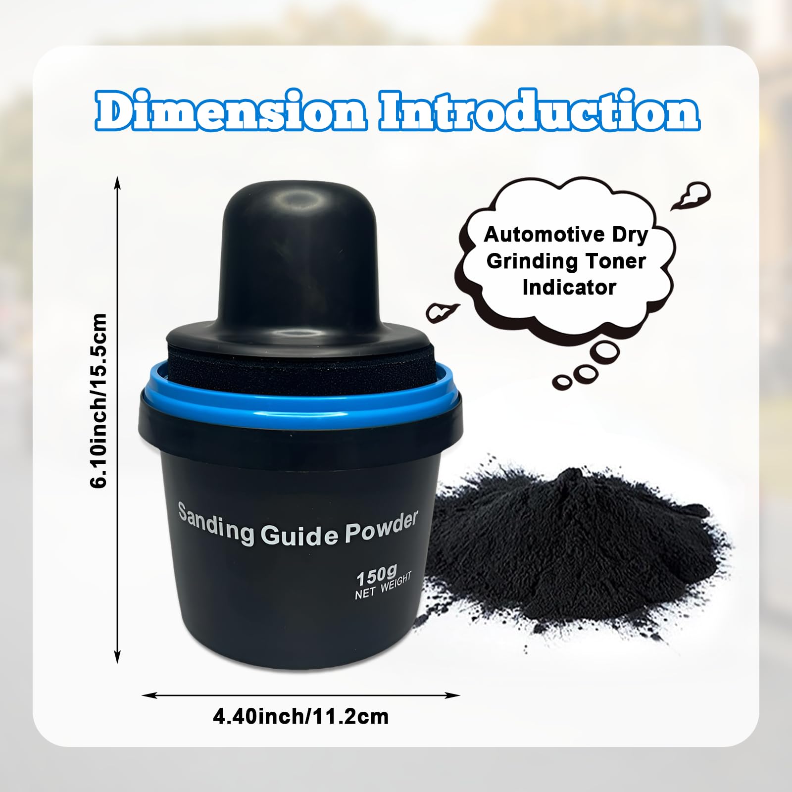 Xanadued black powder texture close-up highlighting fine grain for even coating