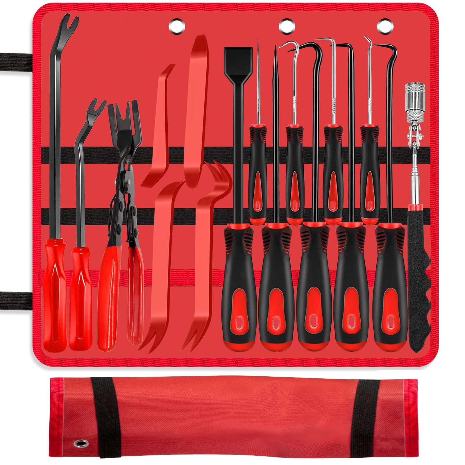 XBVV tools beside a ruler for scale showing compact portability and reach