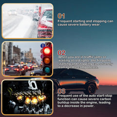 xcarpad dashboard indicator lit confirming start stop disabled benefit